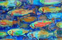 Orange Fish, Red Fish, Green Fish, Blue by Scott Switzer