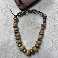 Mustard Hebron Beads From Palestine by Debe Dohrer