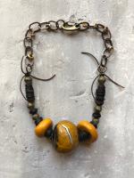 African Beaded Necklace by Debe Dohrer