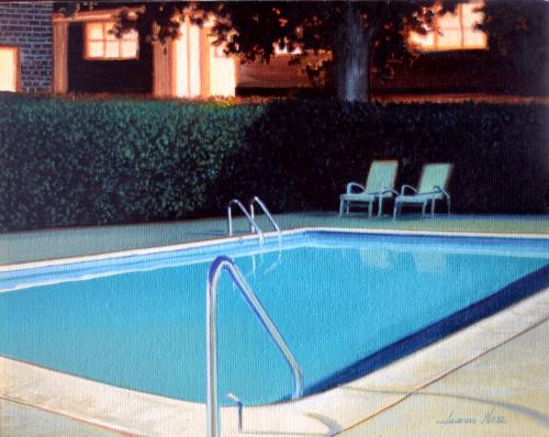 Night Pool by Glenn Ness
