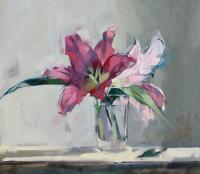 Two Lilies by Maggie Siner