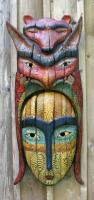Bear & Owl Totem Mask by John and Robin Gumaelius