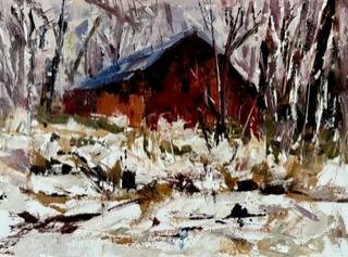 Red Barn by Sandra Pratt