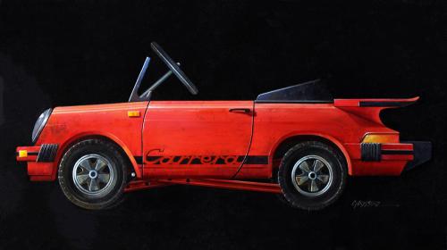 Carrera Red Pedal Car by Wendy Chidester