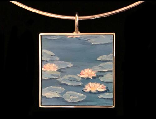 Monet Inspired Water Lilies by Nell Mercer