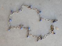 Bali Silver Chain, Afghan Lapis by Debe Dohrer