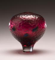 Brilliant Ruby Coral Orb by Peter Wright