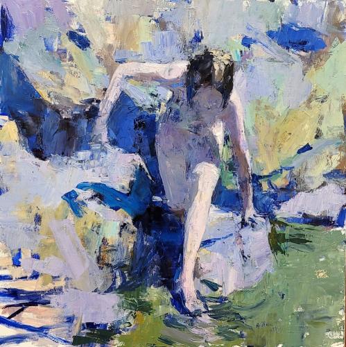 Sunlit Bather by Patrick Lee